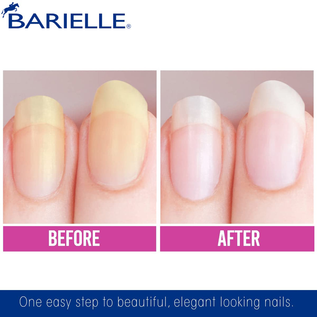 Barielle Nail Whitener - Brightening Treatment for Yellow & Dull Nails | 0.47 oz (Pack of 2)