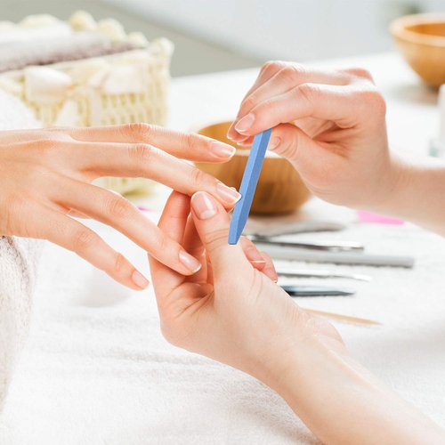 Mudder 20 Pcs Stone Nail File Pumice Stick for Fingernails Pumice Rock Nail Cuticle Pusher Rock File for Home Salon Toenail Buffing Tool (4 Colors)