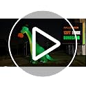 Giant Halloween Inflatable Dinosaur with Pumpkin & Witch Hat - 13Ft Yard Decor with LED Lights