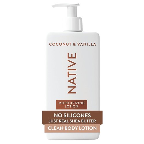 Native Body Lotion - Coconut & Vanilla | 48-Hour Hydration for Dry, Sensitive Skin - 16.5 fl oz