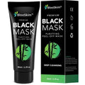 Blooskim Blackhead Remover Mask for Face: Black Peel Off Face Mask – Charcoal Peel Off Face Mask for Oily & Combination Skin – Refreshing Botanical Formula, 2.8 fl oz