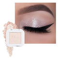Evpct Pear White Shimmer Eyeshadow Palette - High Pigment Glitter for Mature Skin | Mini Cream Formula