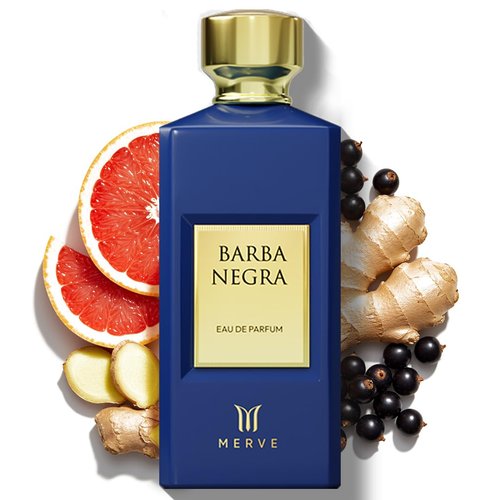 Merve Barba Negra Premium Long-Lasting Unisex Fragrance - Citrus, Fruity & Ambery Musk | 3.4 Ounces