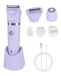 Ufree Bikini Trimmer - Rechargeable Electric Razor for Women | IPX7 Waterproof, Purple
