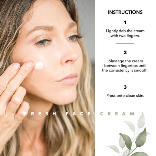 Pretty farm girl Fresh Face Tallow Cream - Anti-Aging & Plumping - Floral & Refreshing Scent - Handmade - All Skin Types - For Around the Eyes, Neck, and Lips.