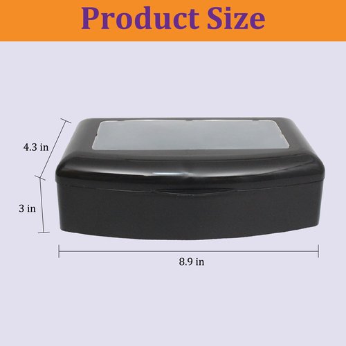 Nail Tool Sterilizer Box, Plastic Sterilization Tray for Tweezer, Eyelash Extensions, Hair Salon, Spa, Nail Implement