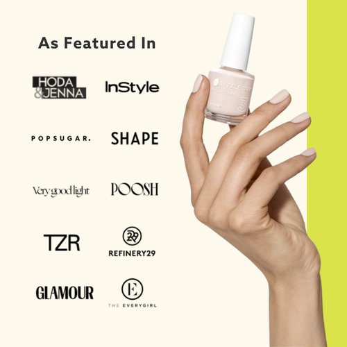 Dazzle Dry Nail Lacquer (Step 3) - Alluring Charm - A warm pale pink with a creamy finish. Full coverage cream. (0.5 fl oz)