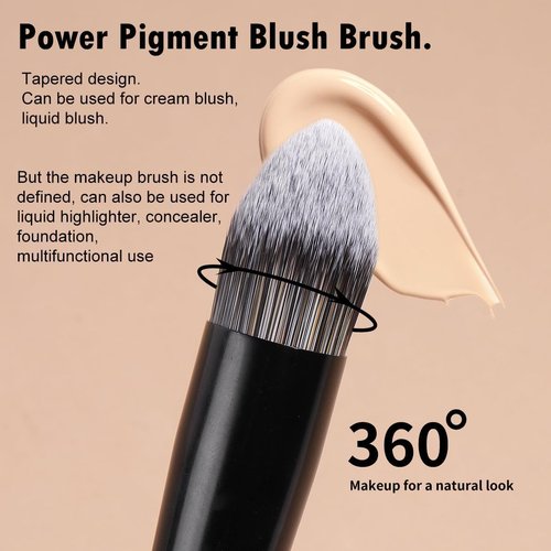 MAANGE 4 PCS Foundation Contour Conceal Brush Set, Makeup Brushes, Eyeshadow Concealer Brush, Double Sided Foundation Contour Blush Highlight Blending Eyebrow Brush For Liquid, Cream, Loose Powder