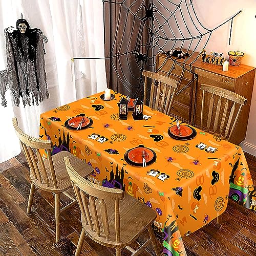 Halloween Mouse Tablecloths 3-Pack - Waterproof & Reusable Party Decor