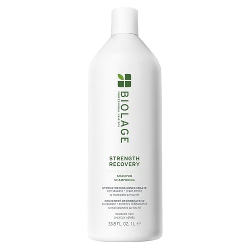 Biolage Strength Recovery Shampoo - Instantly Strengthens & Moisturizes Damaged Hair | Olive Squalane & Vegan Proteins