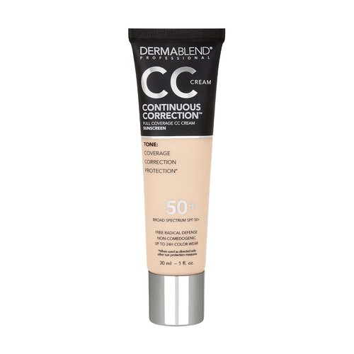 Dermablend CC Cream Foundation SPF 50+ - Full Coverage Tone Evening Makeup | Oil-Free Formula