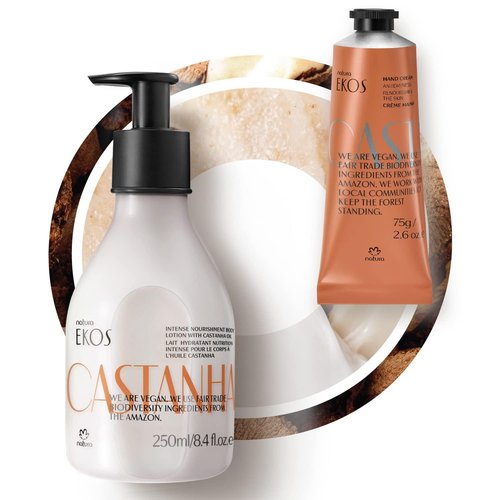 Natura Hand Care Bundle - Renourishing Liquid Soap & 24H Hydration Cream | Deep Moisturizing Vegan Skincare - 8.4 fl oz + 2.6 oz