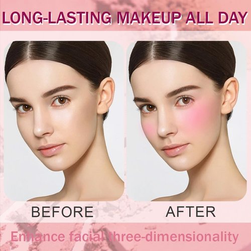 Regine Switzerland Matte Powder Blush – Long-Lasting, Lightweight Cheek Color for Women | Vegan & Cruelty-Free – #02 Petals Pink