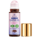 Bealions Castor Oil Roll On for Face: Castor Oil with Rose Quartz Roller for Massage - Deep Hydration Skin Moisturizer - Birthday Valentine Gifts for Women 35-65 (1.7 FL. OZ.)