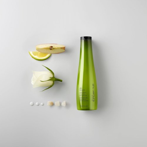 Shu Uemura Art of Hair Silk Bloom Shampoo - Gently Cleanses & Repairs Damaged Hair, 10 Fl Oz
