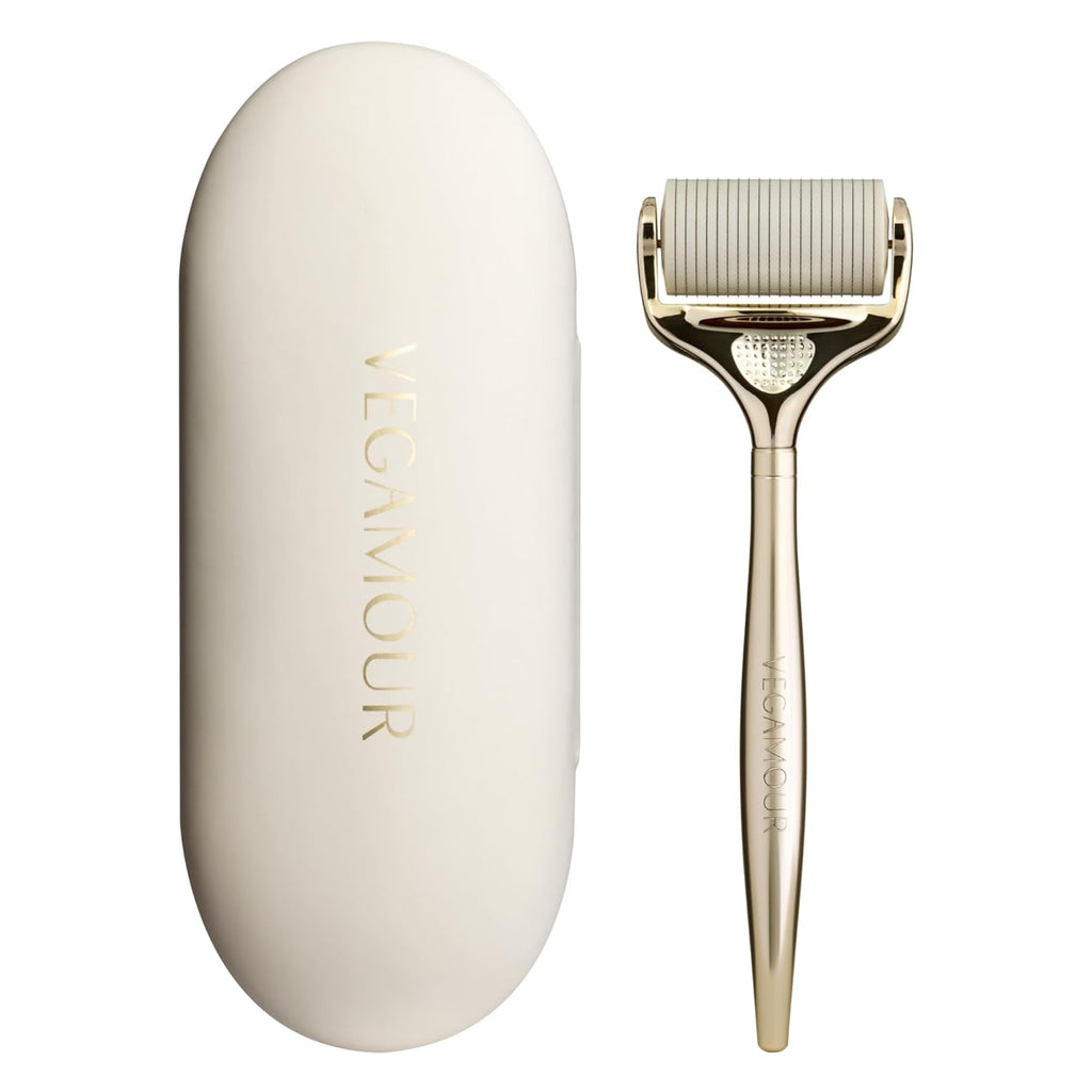 VEGAMOUR GRO+ Advanced Dermaroller - 1,200 Microneedle 0.25mm Scalp Tool | Gently Exfoliates for Maximum Coverage