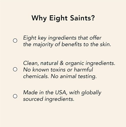 Eight Saints Eyebrow Growth Serum - Natural & Organic Treatment for Thicker, Fuller Brows | 0.14 fl oz