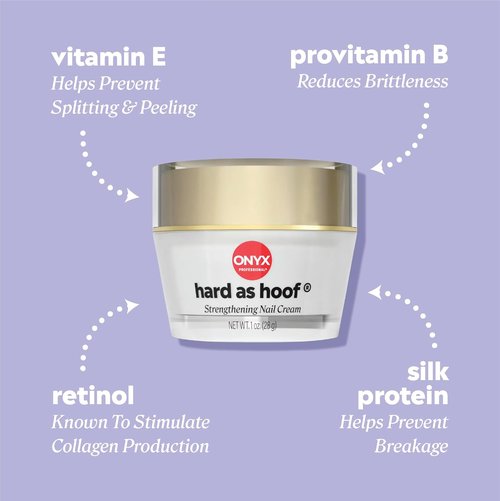 Onyx Professional Nail Strengthening Cream - Unscented Formula for Growth & Conditioning, 1 oz