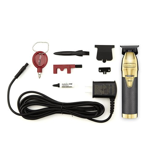 BaBylissPRO Hair Trimmer - FX787GBP GOLDFX BOOST+ Professional Outlining & Electric Razor for Men