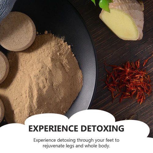 20pcs Ginger Foot Soak Effervescent Tablets Foot Care Botanicals Anti-Swelling Pedicure SPA Slice Improve Sleeping