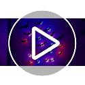 Makevivi 24 Pcs Halloween LED Bat Wall Decor - 3D Light-Up Bats for Door & Window, Spooky Indoor Outdoor Decorations