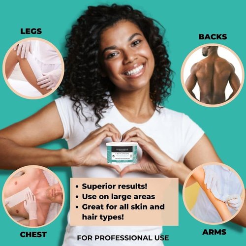 Cirepil - Origine - 400g / 14.11 oz Soft Wax Tin - Cosmos Certified Organic Strip Wax - 100% Natural with Jojoba Oil - Fragrance-Free for Sensitive Skin - Professional Body Depilatory Refill