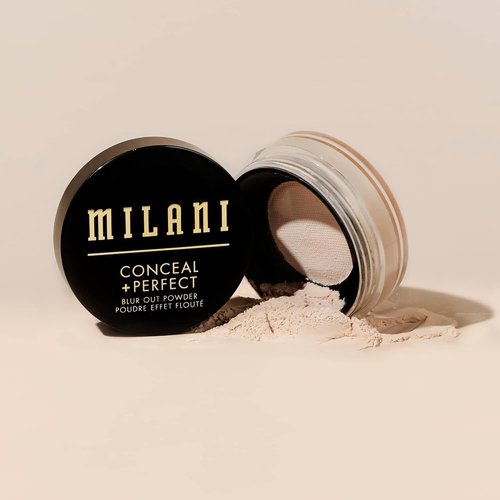 Milani Conceal + Perfect Setting Powder - Talc-Free Translucent Formula for Pore Blurring Finish