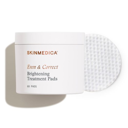 SkinMedica Even & Correct Brightening Treatment Pads - Exfoliating 10% Glycolic Acid, 60 Ct