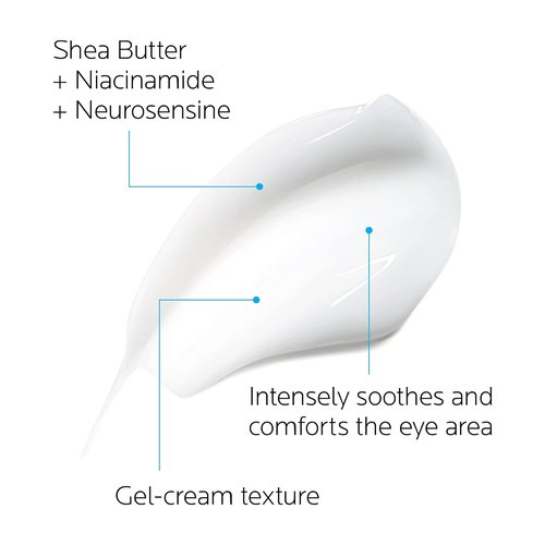 La Roche-Posay Toleriane Eye Cream - Soothing Repair Moisturizer for Sensitive Skin | Fragrance-Free, Allergy Tested