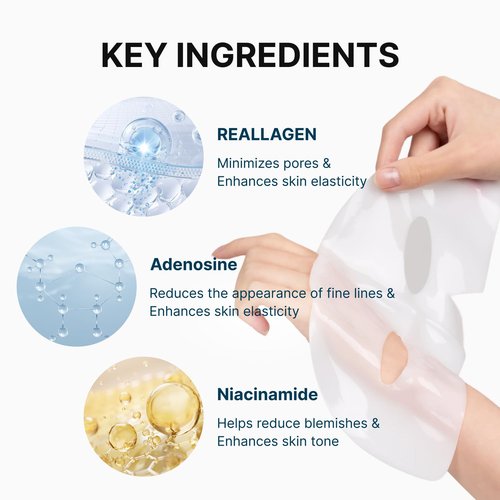 ROOTIO Vegan Collagen Deep Boosting Mask, Hydrating Overnight Face Mask, Pore Minimizing, Elasticity, Firming, Sleeping Hydrogel Mask for Glass Skin, Korean Skincare (1.41oz x 4ea)