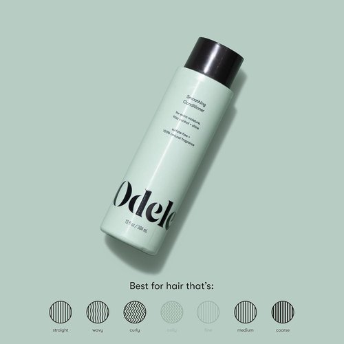 Odele Smoothing Conditioner - Sulfate-Free Moisture & Frizz Control for All Hair Types | 32 Fl Oz
