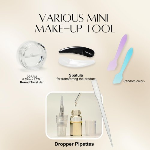 Gifts for Women - PrettyCare 38 Pcs Mini Travel Makeup Containers Set, Small Empty Container & TSA Approved Travel Bottles Kit with Brushes, fLeak-Proof Cosmetic Jars & Bottles for Travel, and Sample