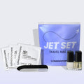 LONDONTOWN Jet Set Travel Nail Kit - Mini Nail Concealer, Cuticle Oil & Glass File for Healthy Nails