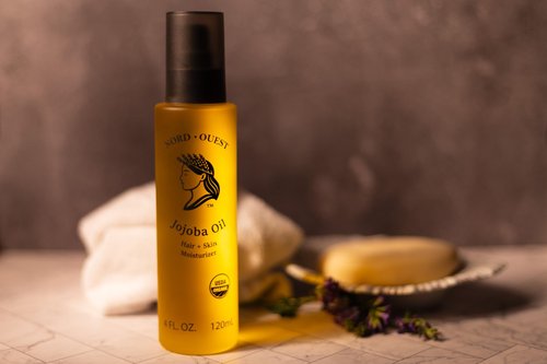 Nord-Ouest Organic Jojoba Oil – 4 oz | Cold-Pressed & Natural Moisturizer for Face,Skin, Hair & Nails | Pure, Hexane Free Base Carrier Oil | Jojoba Oil Organic