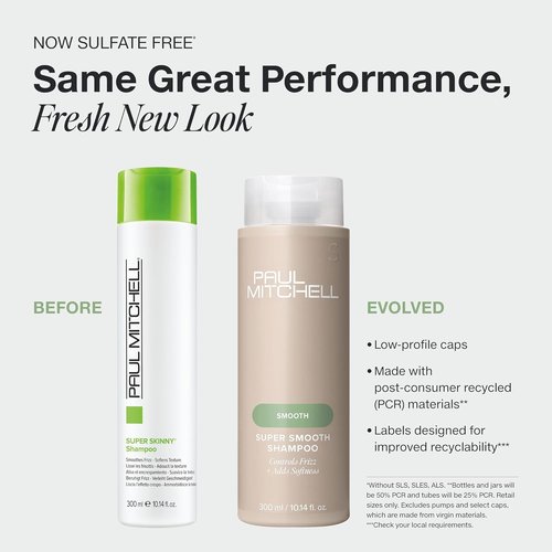 Paul Mitchell Super Skinny Duo Set - Smooth & Soften Hair | 33.8 Fl Oz Each
