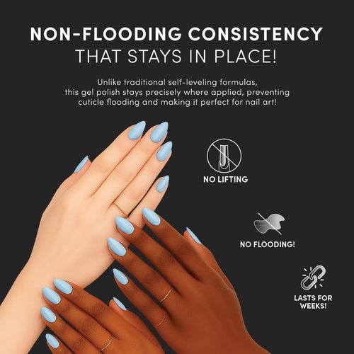 Chaun Legend UV Gel Nail Polish, 0.5 Ounce Long Lasting Salon Quality, Bubble Free Professional Manicures, Quick Dry High Shine, Lavish Dare LG5153 (Soft Orchid)