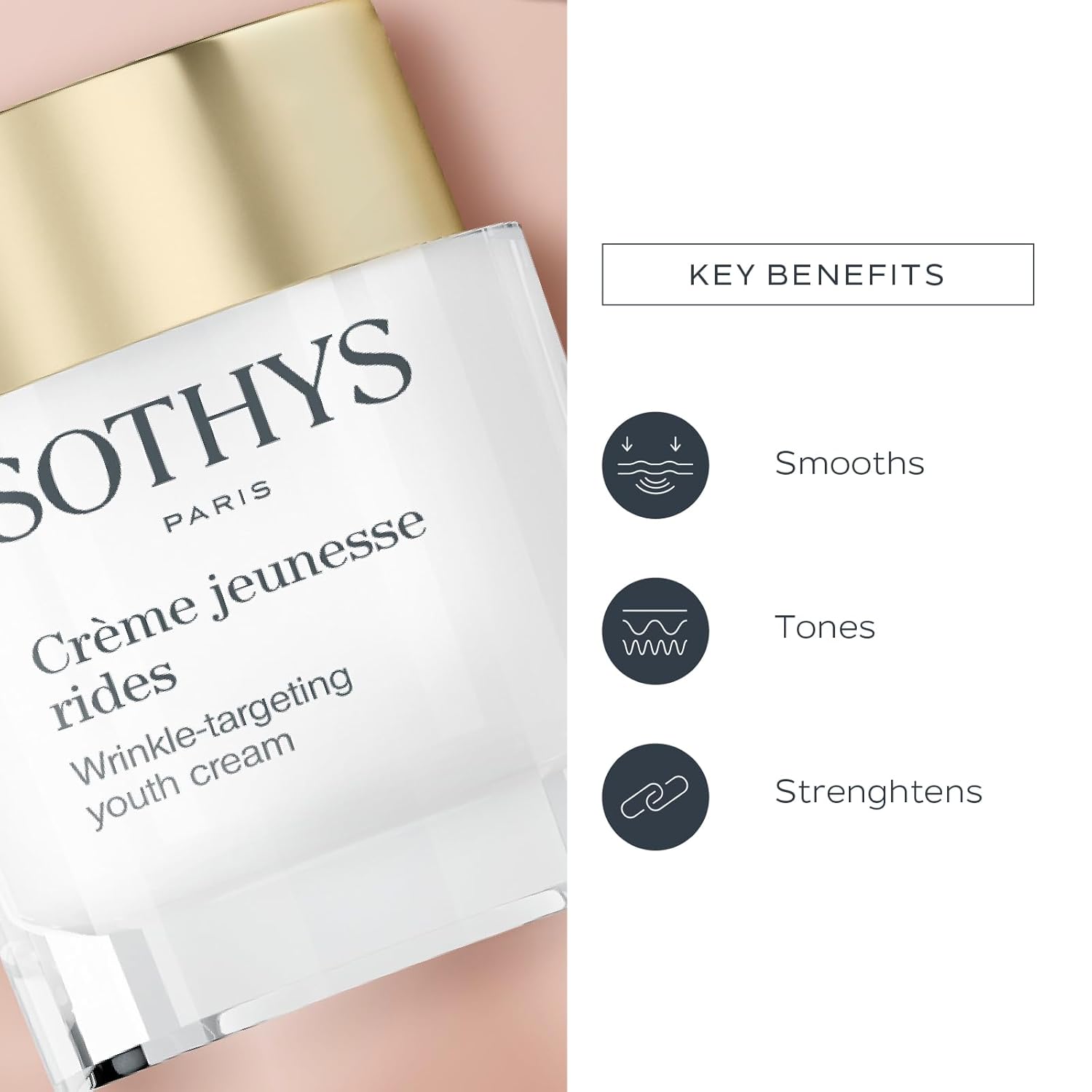 SOTHYS Youth Cream - Wrinkle-Targeting Face Moisturizer for Anti-Aging | Normal or Combination Skin