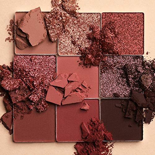 Cream Eyeshadow Palette with Metallic Finish - 10 Rich Shades, Authentic Huda Beauty