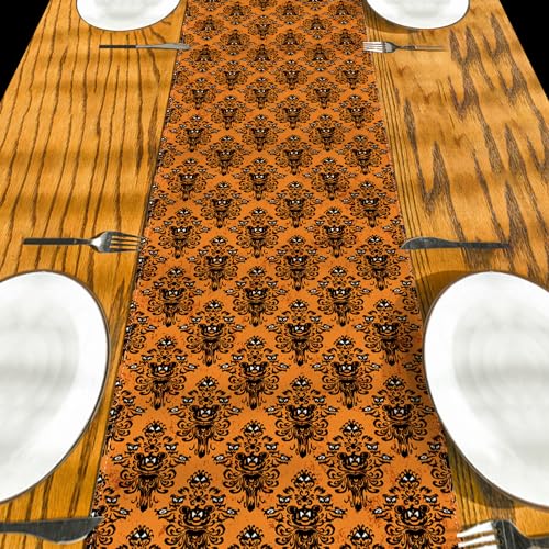 Halloween Table Runner 13x72 Inch Spooky Home Party Decor Linen