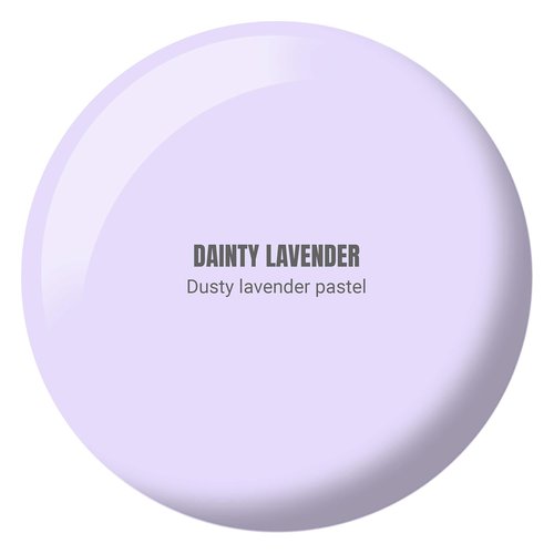 DND Gel Polish Coquette Collection - UV/LED Gel & Air Dry Nail Lacquer Duo | 103 Dainty Lavender, 0.5 Fl Oz