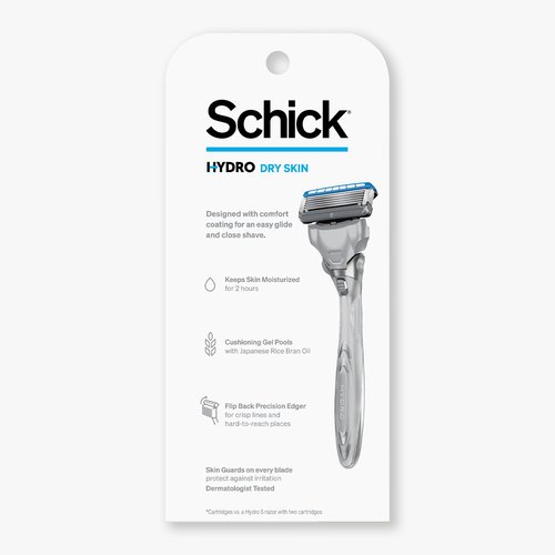 Schick Hydro Advanced Hydration Razors for Men, 1 Razor Handle with 3 Razor Blades Refills