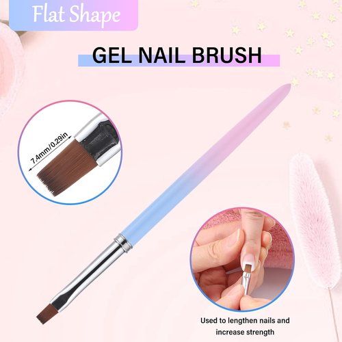 OPI Nail Polish Remover - 3PCS Nail Clean-Up Brushes for Precision Cuticle Cleaning | Acetone Resistant
