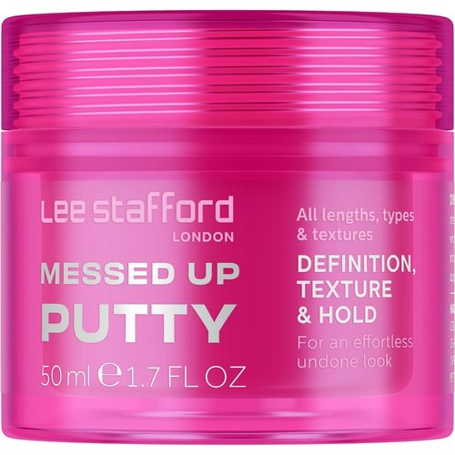 Lee Stafford Hair Styling Pomade - Lightweight Messed Up Putty for Firm Hold & Texturizing | All Lengths