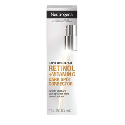 Neutrogena Rapid Tone Repair Serum - Retinol & Vitamin C Dark Spot Corrector for Brightening | 1 oz