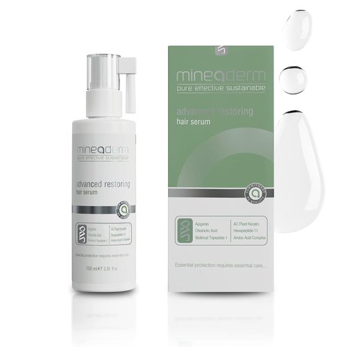 Mineaderm Advanced Restoring Hair Serum - Strengthening Scalp-Nourishing Formula with Procapil & Keratin | 3.38 fl oz for Fuller, Healthier Hair