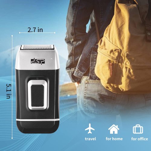 DSP® Bald Head Shaver for Men Bald Shaver for Men Waterproof Razor for Shaving Electric Cordless Rechargeable Black