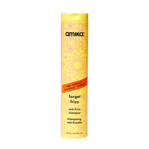 Amika Forget Frizz Anti-Frizz Shampoo - Smoothing Formula for Humidity Protection | 72-Hour Frizz Control