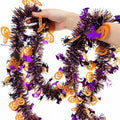 Halloween Garland Decorations - 52Ft Pumpkin Bat Spider Festive String Banner