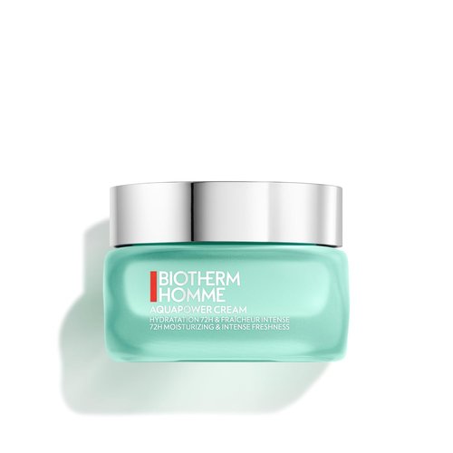 Biotherm Homme Aquapower Hydrating Cream - 72H Long-Lasting Moisturizer with Hyaluronic Acid | 1.7 Fl. Oz.