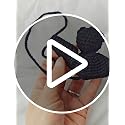 Handmade Crochet Bat Car Mirror Hanging Decor - Cute Vehicle Rear View Ornament
